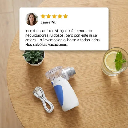 Nebulizador portátil y recargable - 50% de descuento hoy!!